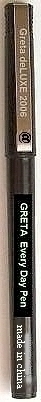2007 The writing instruments "Greta-Pen" the cheapest ball pan on the market, ever. With this pen you can write big, try ELEPHANT